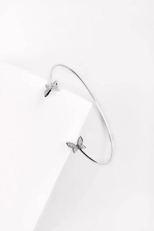 Butterfly Whisper Open Bangle
