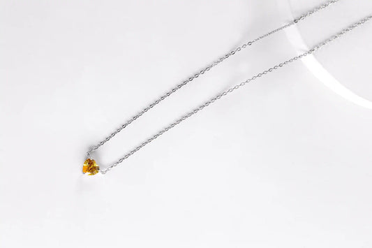 Citrine Heart of Light Necklace