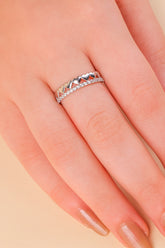 Eternal Hearts Silver Band