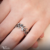 Roman Vine Silver Ring