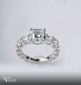 Square-Cut Solitaire Ring