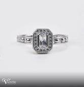 Clear Regal Halo Ring