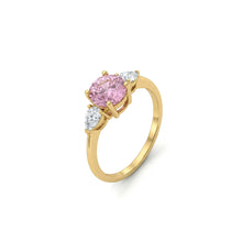 Eternal Rose Pink Trinity Ring