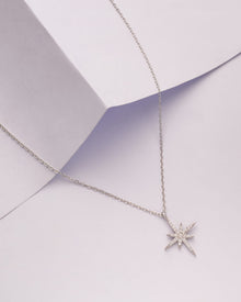 Celestial North Star Pavé Necklace