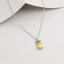 Viorette Soleil necklace in 925 sterling silver with a pineapple pendant