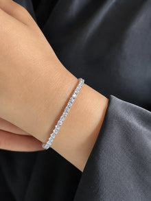 3mm Tennis Silver Bracelet