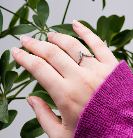 Silver Wave Ring