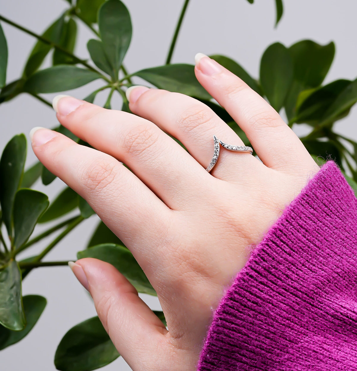 Silver Wave Ring