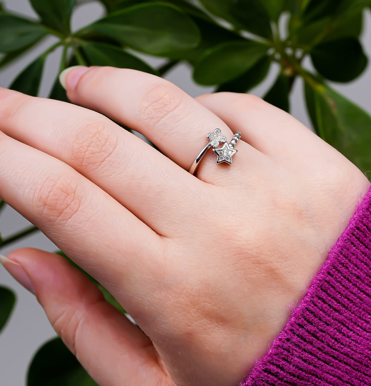 Celestial Cluster Ring