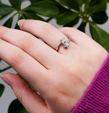 Celestial Cluster Ring