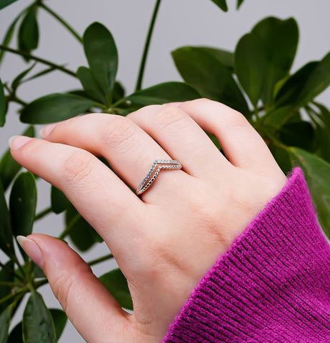 Chevron Spark Ring