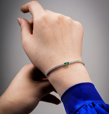 Emerald Whisper Bracelet
