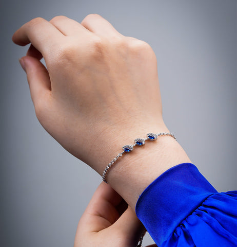 Midnight Petals Bracelet