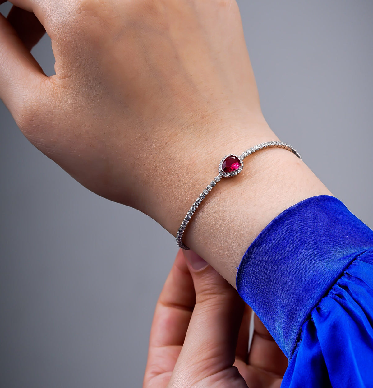 Ruby Glow Bracelet