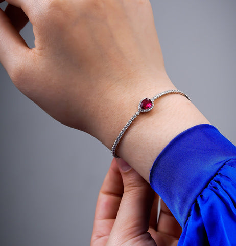 Ruby Glow Bracelet