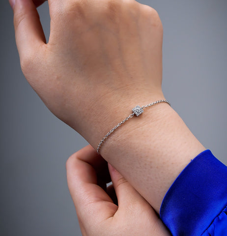 Whisper Solitaire Bracelet