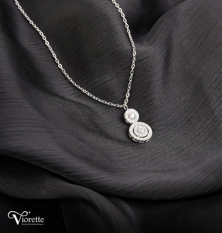 Double Halo Necklace