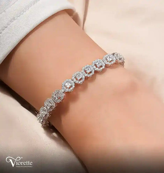 Classic Cushion-Cut Tennis Bracelet