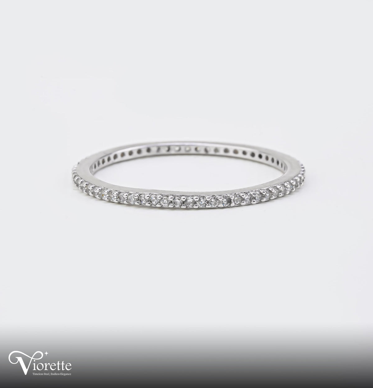 Clear Eternity Spark Ring