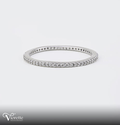 Clear Eternity Spark Ring