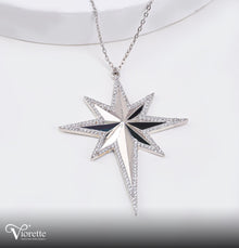 Celestial Large Star Silver Necklace