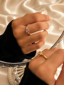 Eternal Rose Pink Trinity Ring