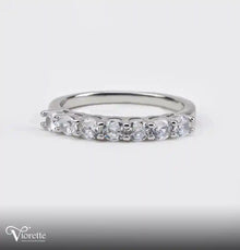 Classic Zircon Row Ring