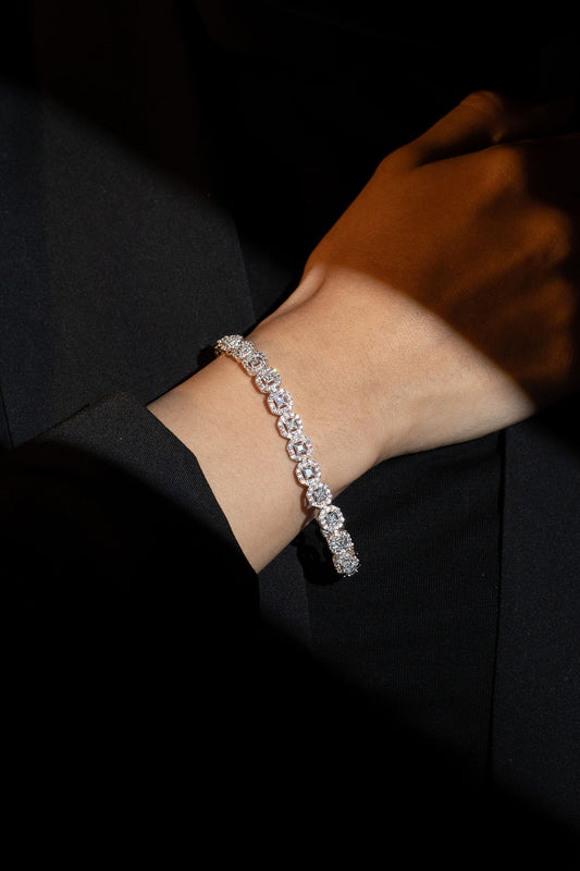 Classic Cushion-Cut Tennis Bracelet