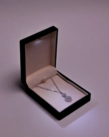 Viorette branded jewelry gift box, shown empty, for packaging and gifting