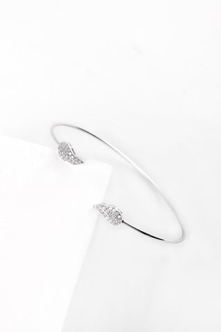 Angel Wings Open Bangle