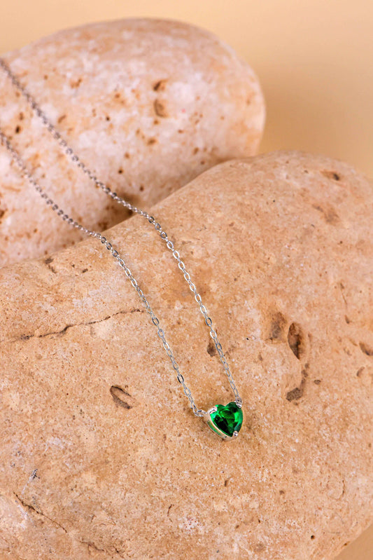 Emerald Heart of Light Necklace
