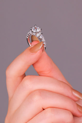 Radiance Solitaire Silver Ring