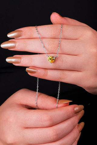 Citrine Heart of Light Necklace