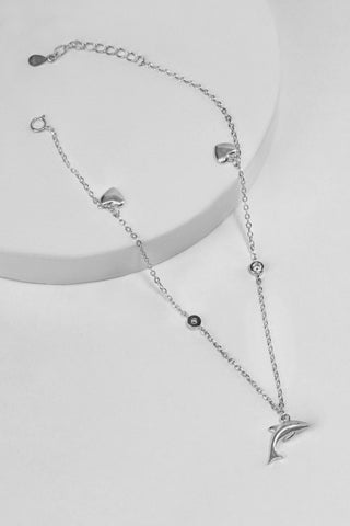 Ocean Breeze Dolphin Anklet