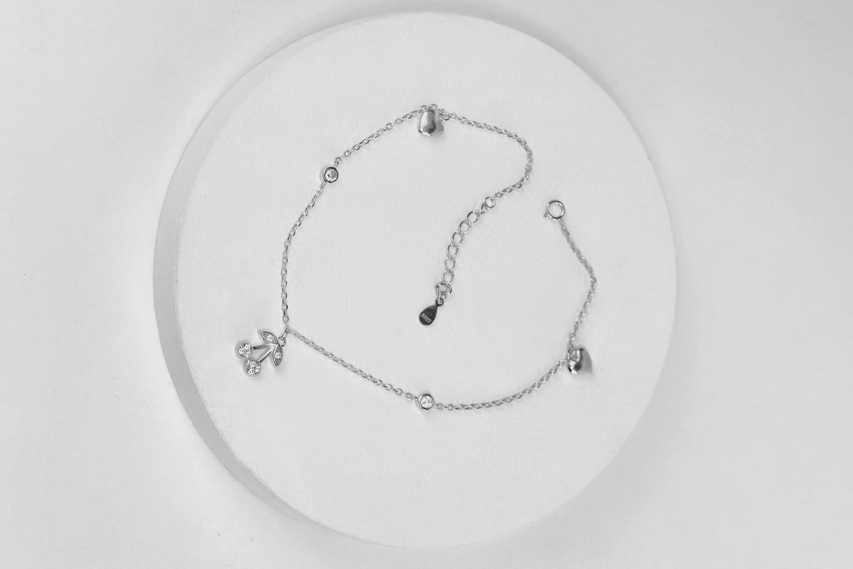 Clover Charm Anklet