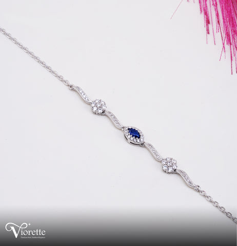 Sapphire Bloom Bracelet