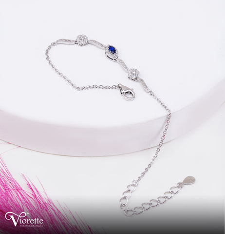 Sapphire Bloom Bracelet