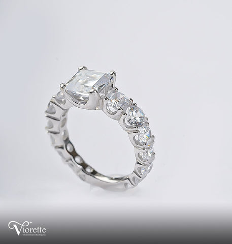 Square-Cut Solitaire Ring