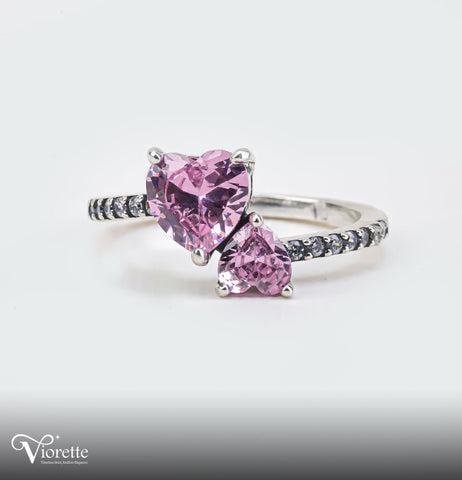 Two of Hearts Ring