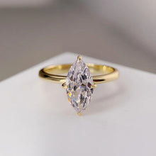 Gold Plated Lumière Marquise Ring
