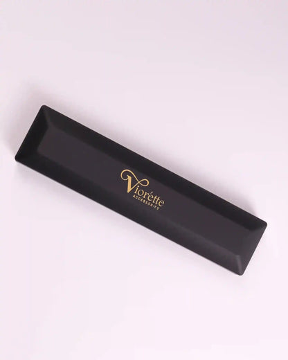 Viorette branded jewelry gift box, shown empty, for packaging and gifting