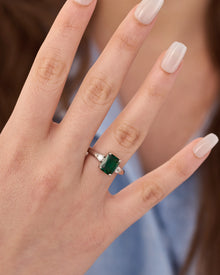 Eternal Emerald-Cut Statement Ring